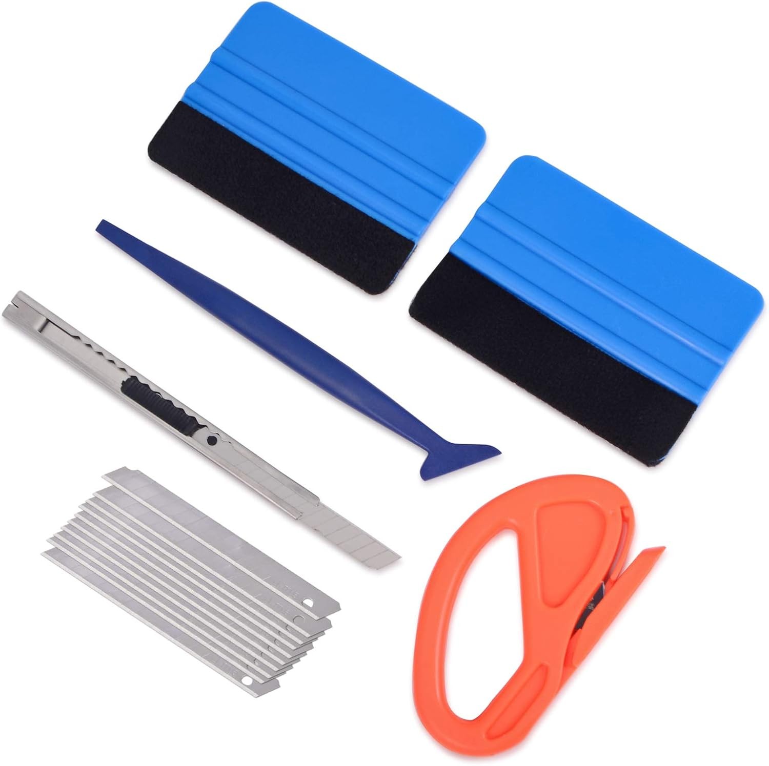 Window Tint Tool Kit Vinyl Wrap Squeegee Gomake