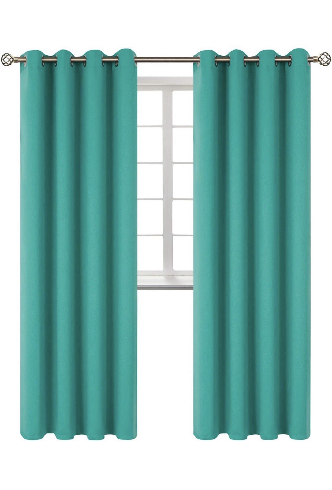 BGment Room Darkening Curtains 52″ x 120″ 2 Grommet Thermal Insulated Panels.