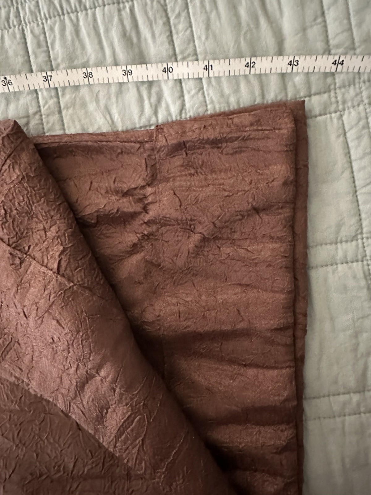 100% Polyester Panels In Brown 55”x 86. 4 Panels. Excellent Used Condition.