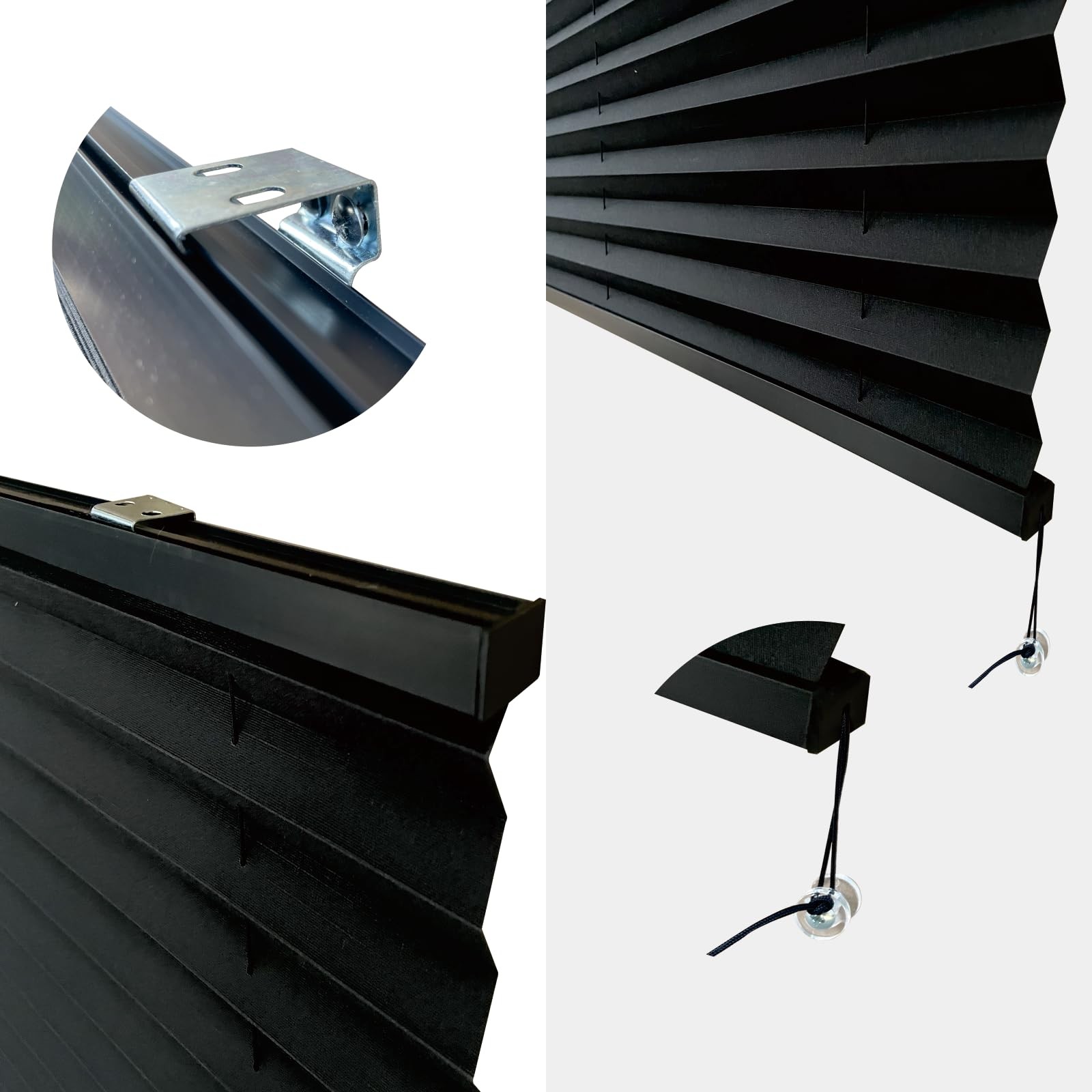 SHADEPLUS RV Pleated Blinds 32×24 Blackout Window Shades Camper Motorhome