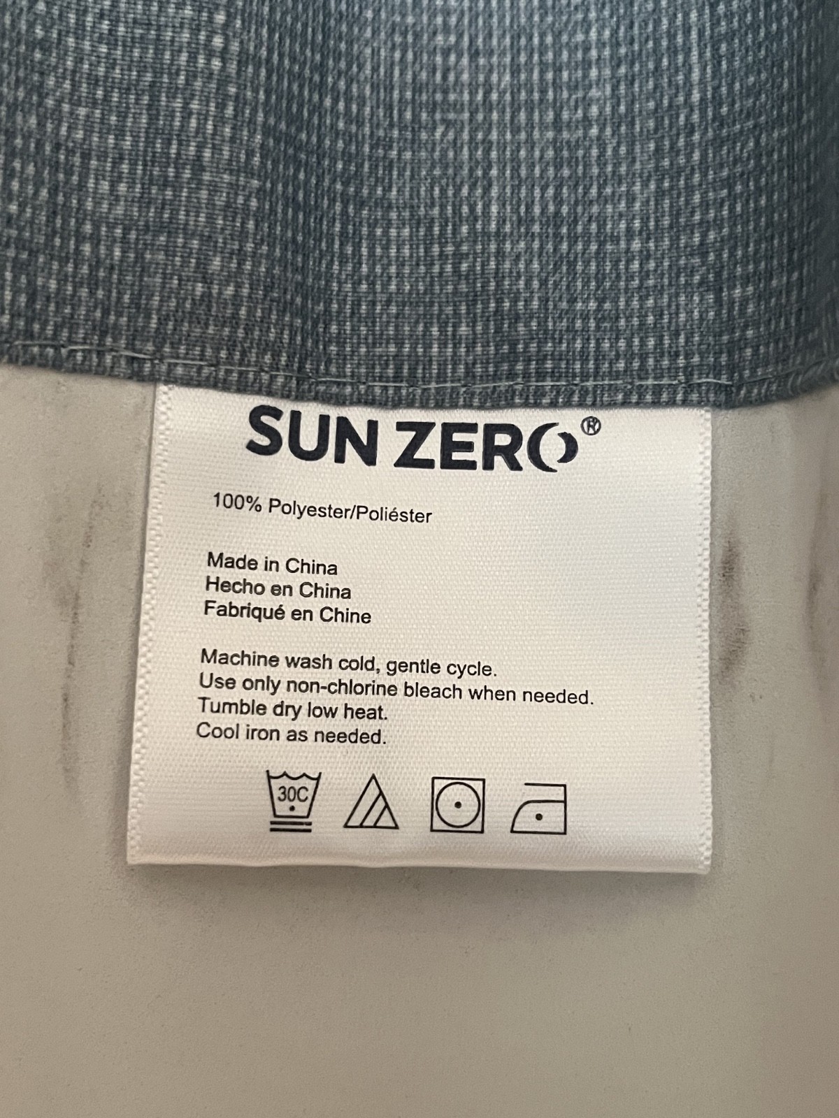 Sun Zero Columbia 100% Blackout Grommet Curtain Single Panel 50″ x 84″