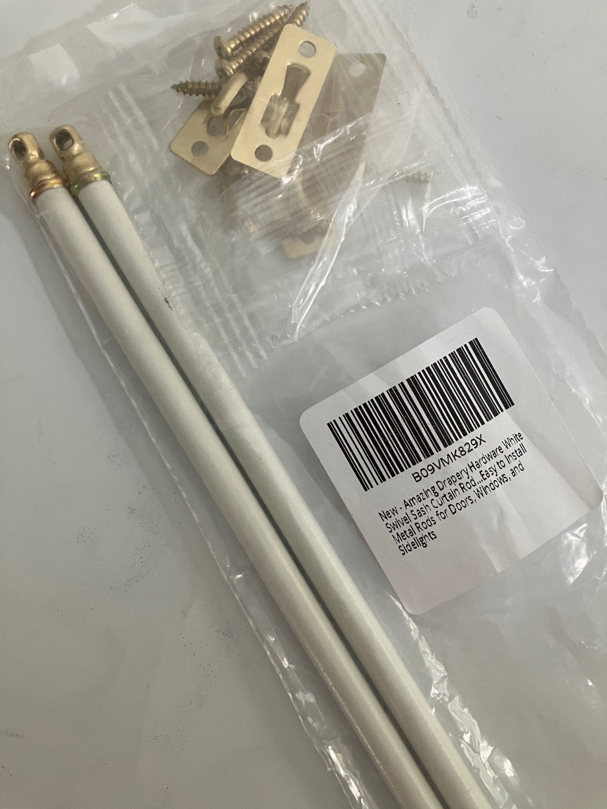 Swivel End Sash Rods for Doors, Windows, and Sidelights 11-19” 2-Pack