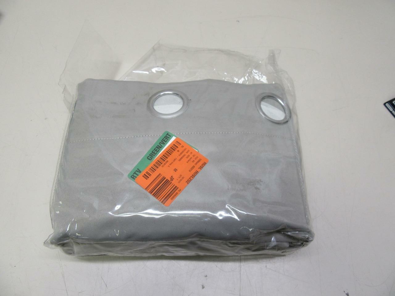 Rod Desyne Light Grey Grommet Blackout Curtain 96 in. W x 108 in. L
