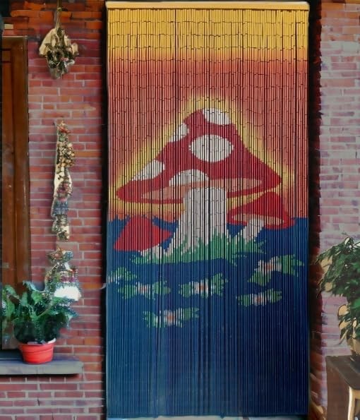 Beaded String Beaded Curtain-90 Strands-Boho Door Beads-Bohemian Doorway