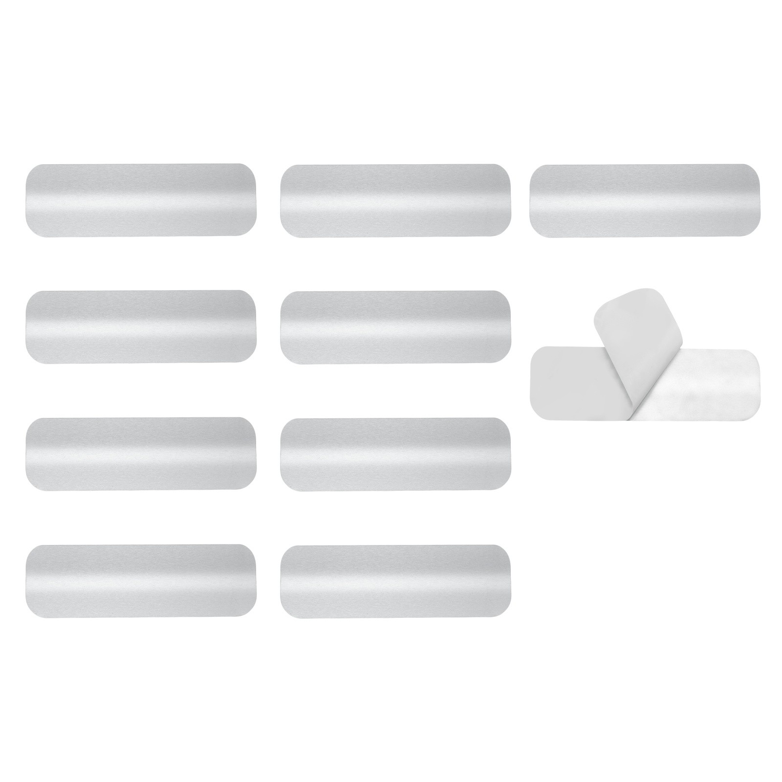 10Pcs Horizontal Blind Repair Tabs, Blind Replacement Slats (1″ W x 3″ L, Grey)