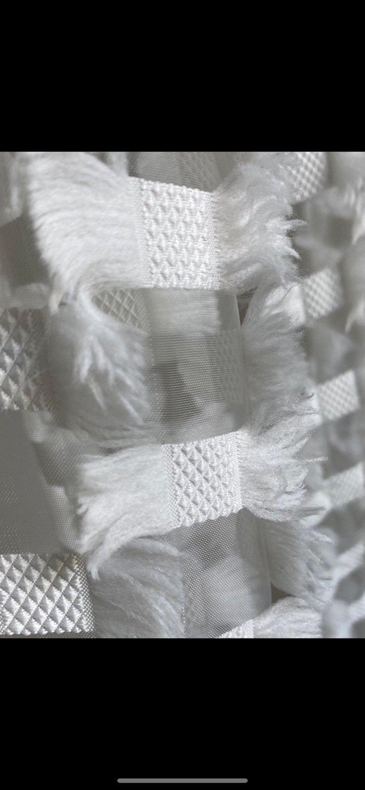 Lot 3 Sheer Fabric Curtain Panels Textured Madison Park Cortina 50×94.8