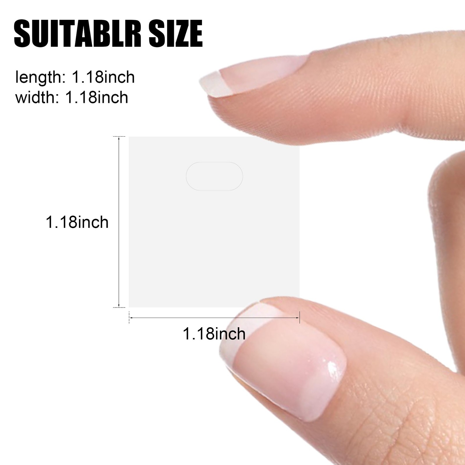 60 Pcs Vertical Blind Repair Tabs, Clear Vertical Blinds Replacement Parts Fi…