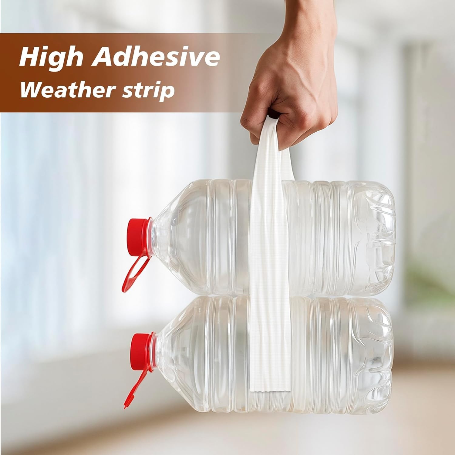 2INX99FT Window Sealing Tape White AC Insulation Film Waterproof Weather