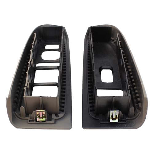 Front Driver and Passenger Side Window Switch Bezel Medium Neutral for Chevy