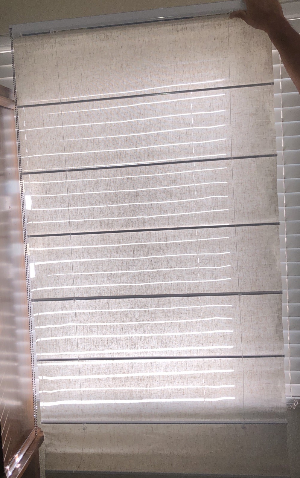 roller shades for windows 32.9” X 63.9” Three Shades In One Package