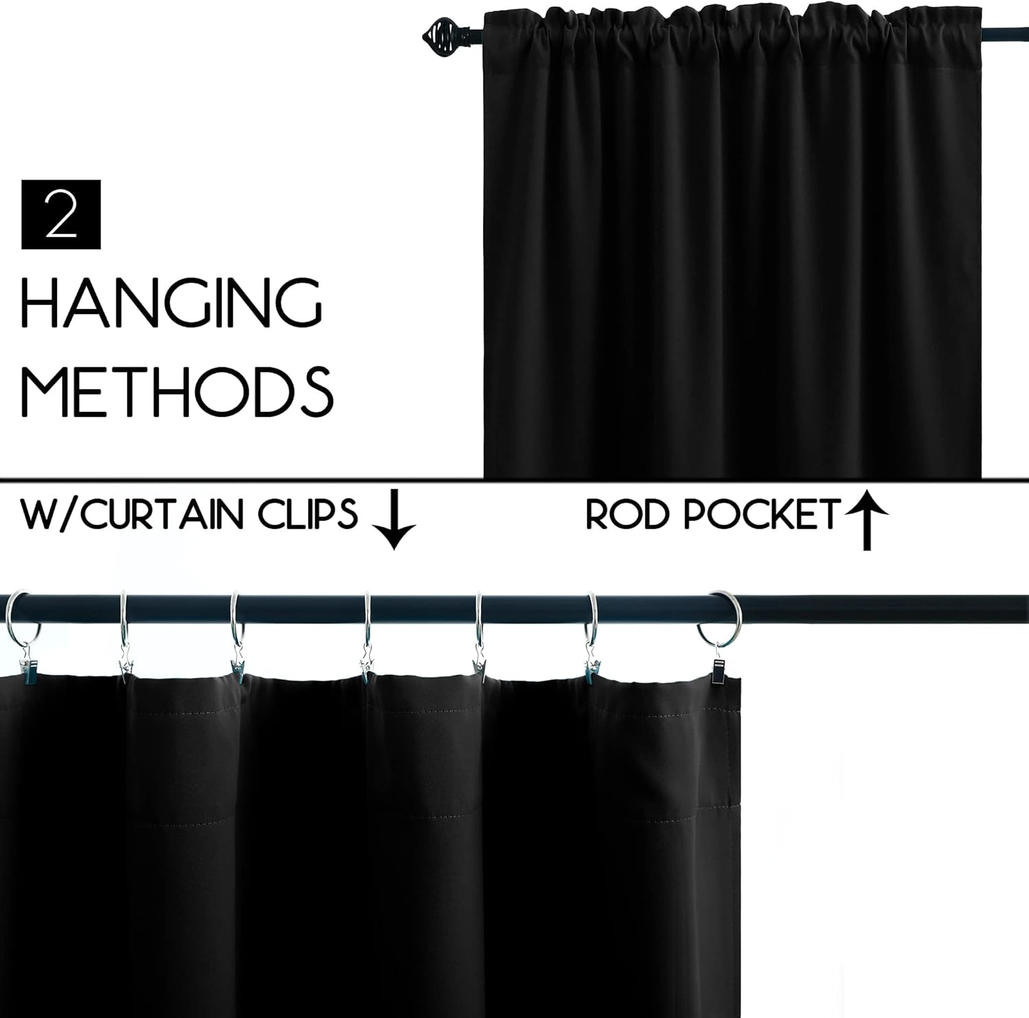 30 Inch Long Curtains for Small Windows Blackout Thermal Insulating Short Windo