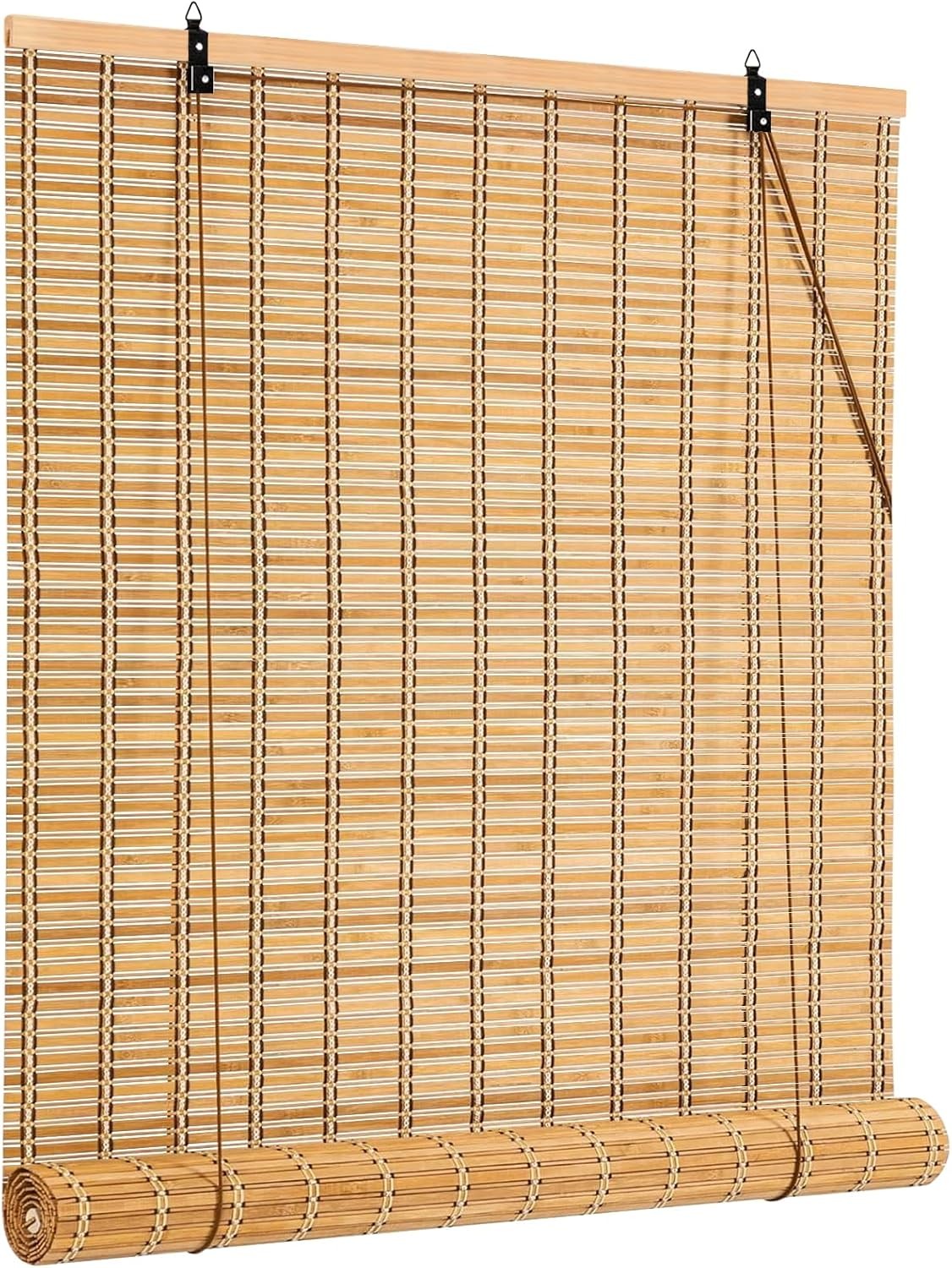 32×72 Inch Bamboo Blinds Interior Windows UV Protection Roman Bamboo Curtains