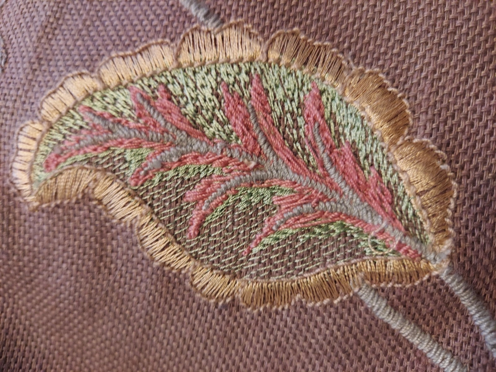 Window Drapery 100% Linen Embroidered 48″×108″ 4 pieces set
