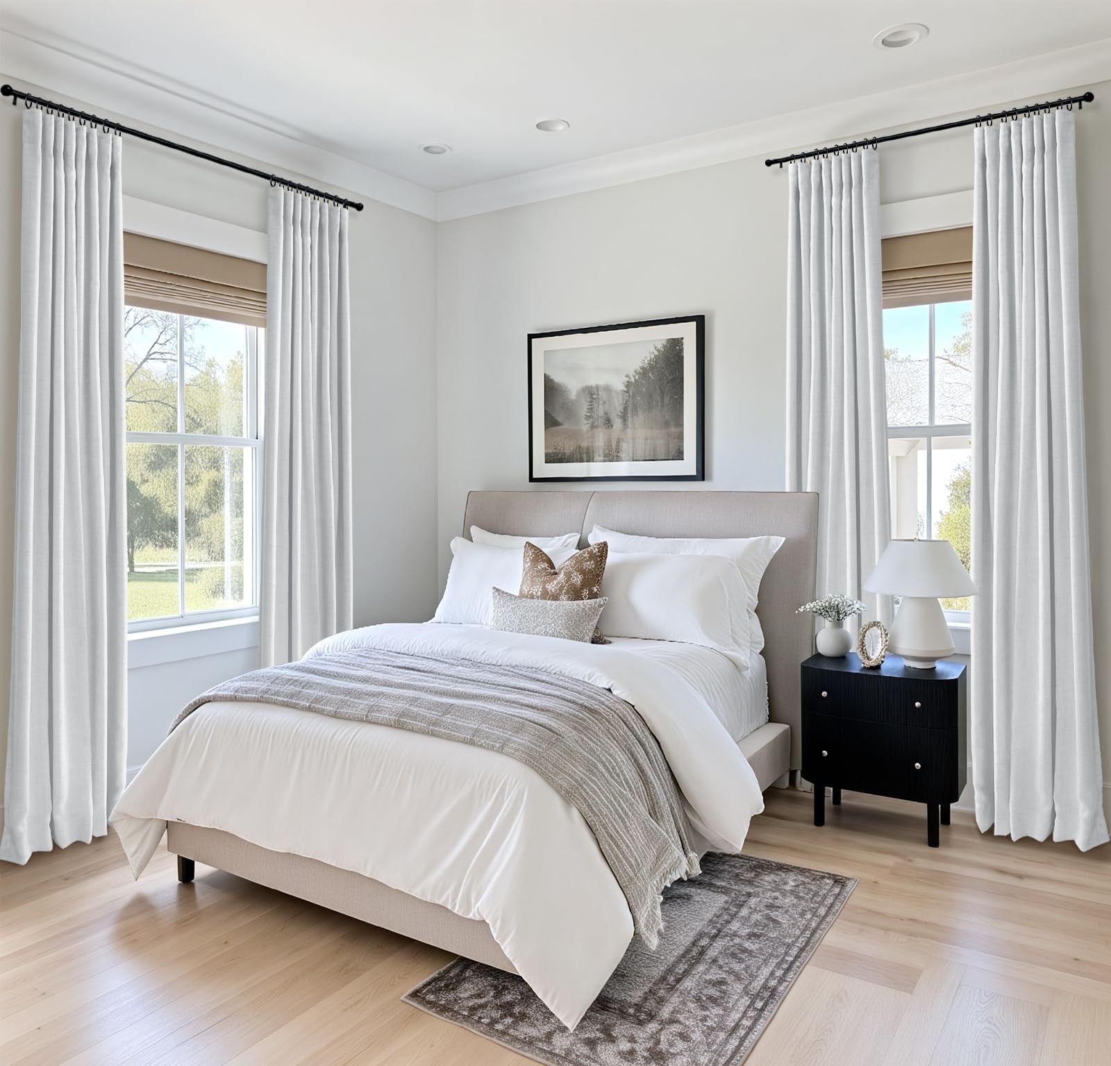 100% Blackout Shield 100 Shield Full Curtains For Bedroom 84 Inch Length 2
