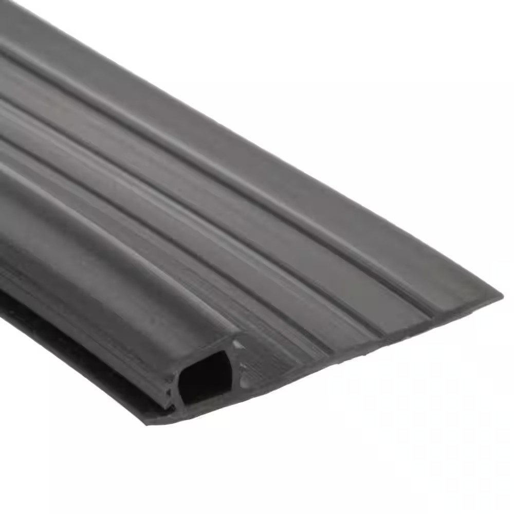 3/4 In. to 1-3/8 In. Wide, 7 Ft. Black Vinyl Bug Seal