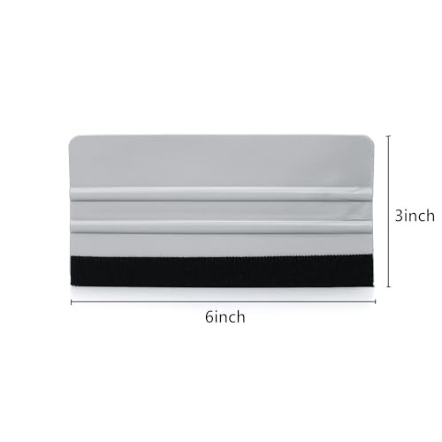 4Piece Plastic Squeegee Set, 8IN/6IN/5IN/4IN, Window Tint Squeegee 4colors
