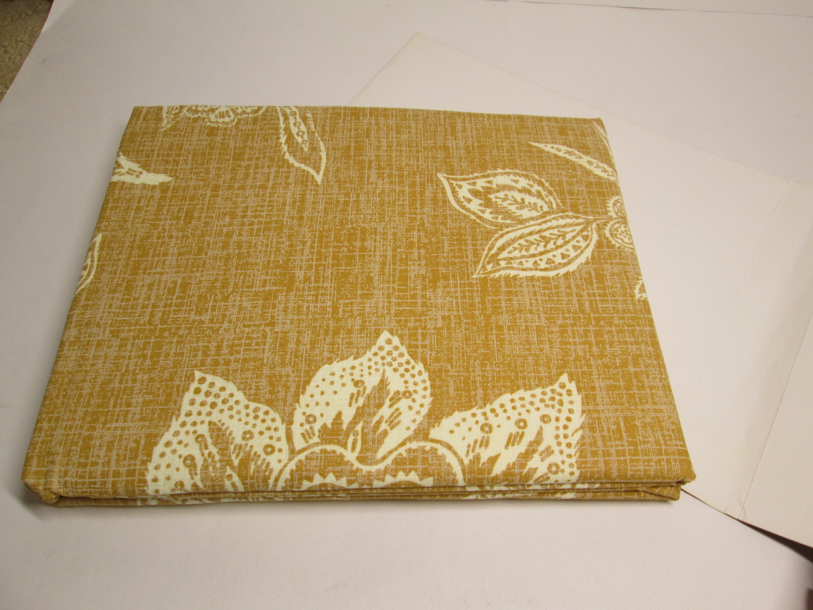 New Tommy Bahama BALI Lining Lined Window Valance 86″x15″ Gold Cream New