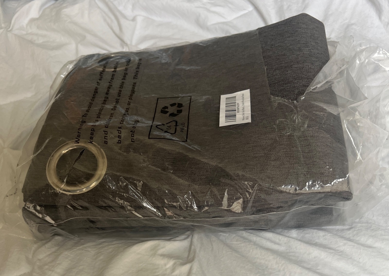 BGment Dk. Grey 52”x 96” 100% Black Out Curtains/Thermal-Linen Textured Insulate