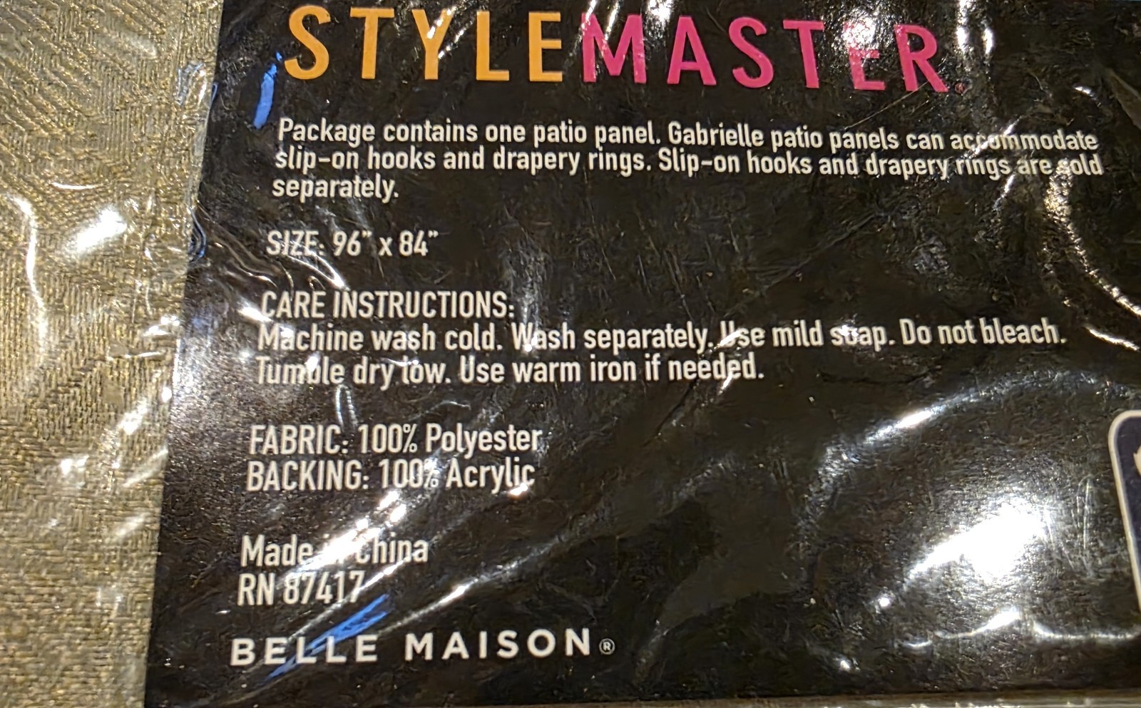 Stylemaster Gabrielle Pinch Pleated Foam Back Drape Sage Green 96 ” X 84 “