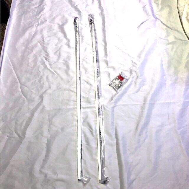 Drapery Pull Rod 36″ 2-Pack Invisible Clear Curtain Wand Curtain Pull Rod – NIOB