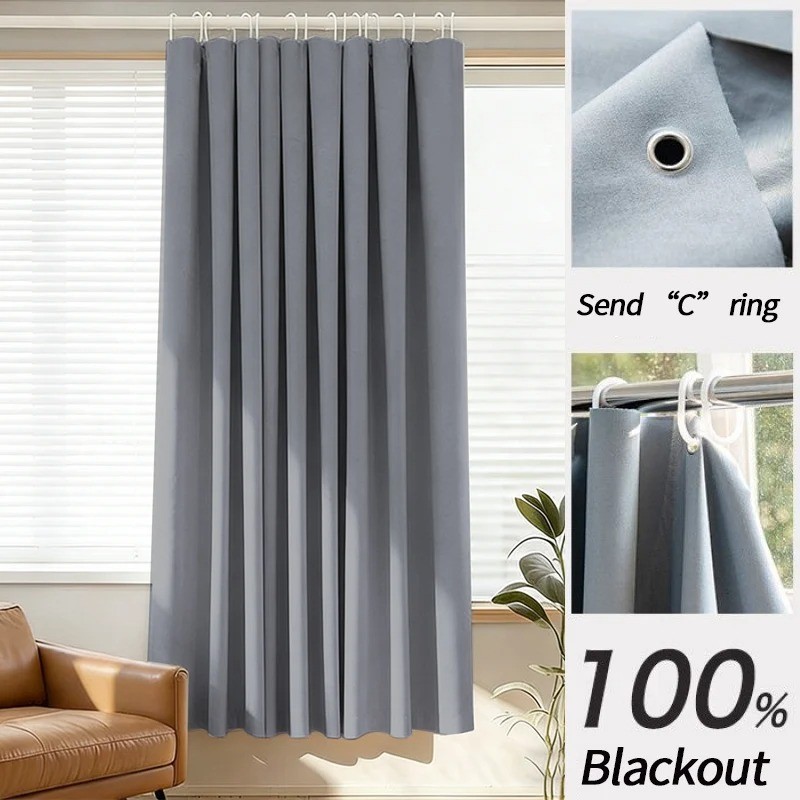 NEW THERMAL BLACKOUT CURTAINS Eyelet Ring Top OR Pencil Pleat FREE Tie backs