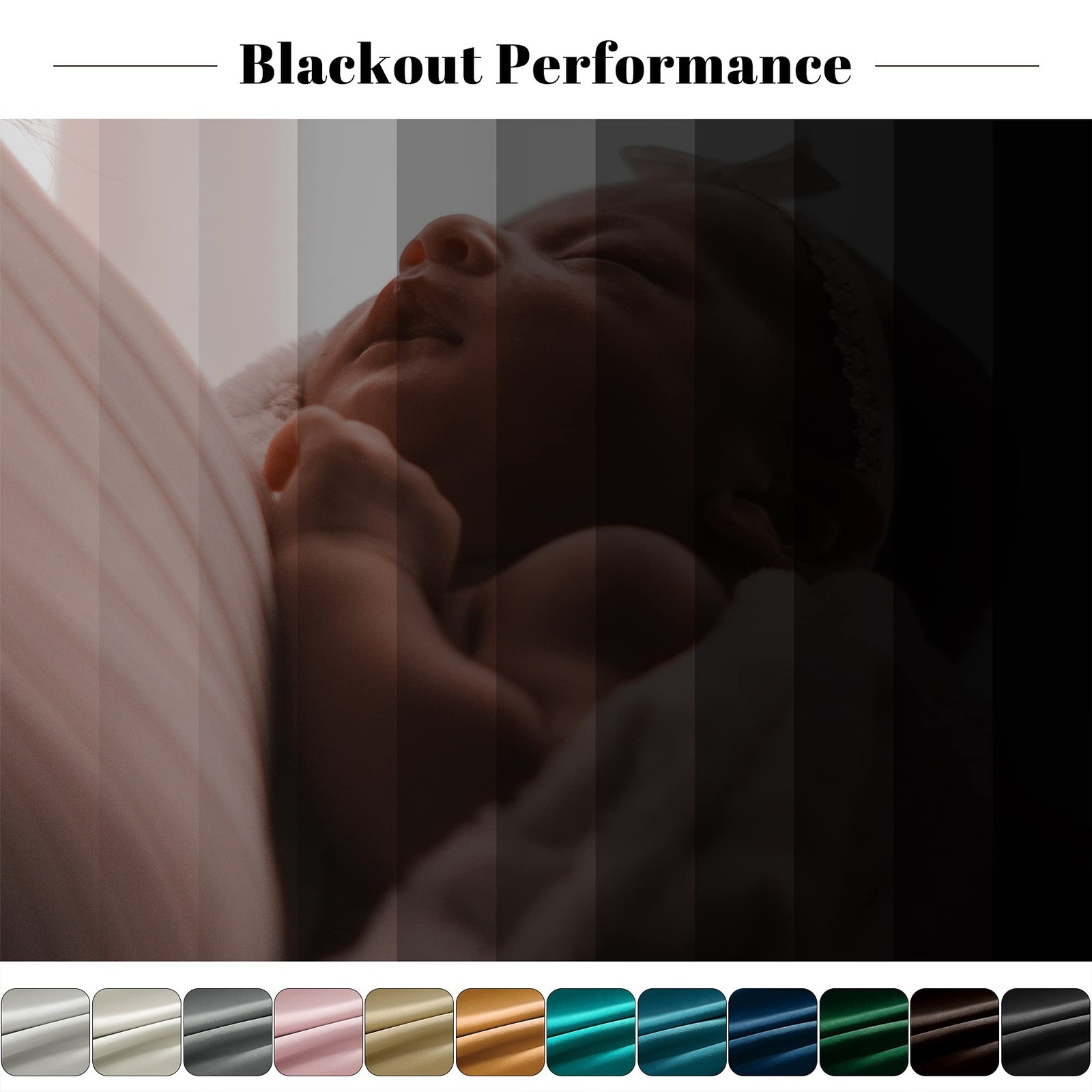 Nanbowang Bleach White – 52X 96 Soft Rod Pocket Thermal Insulated Window