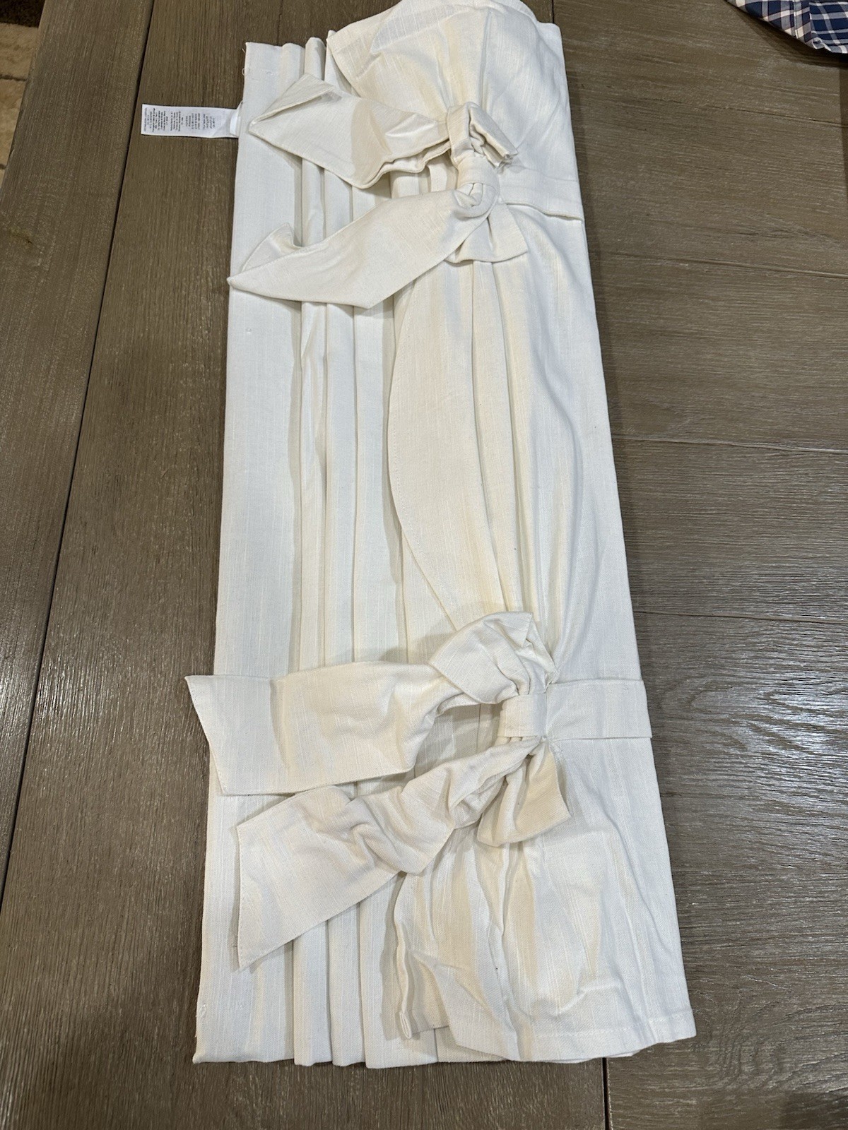 Pottery Barn Kids Evelyn Bow Valance Roman Shade White 32×64 Replacement Hardwar