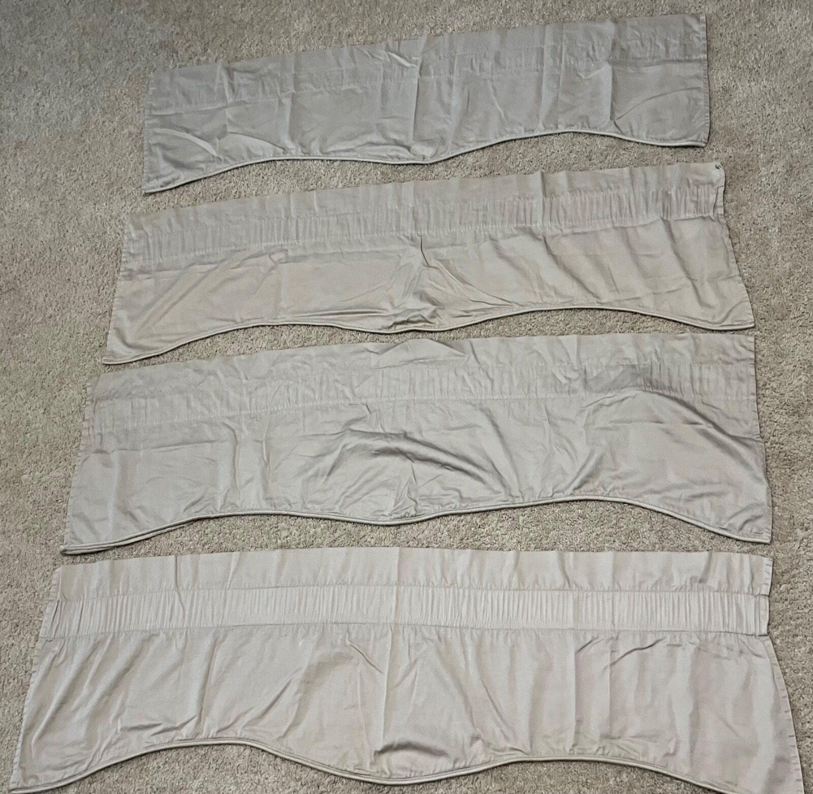 Springs Global Light Brown Curtain Valances