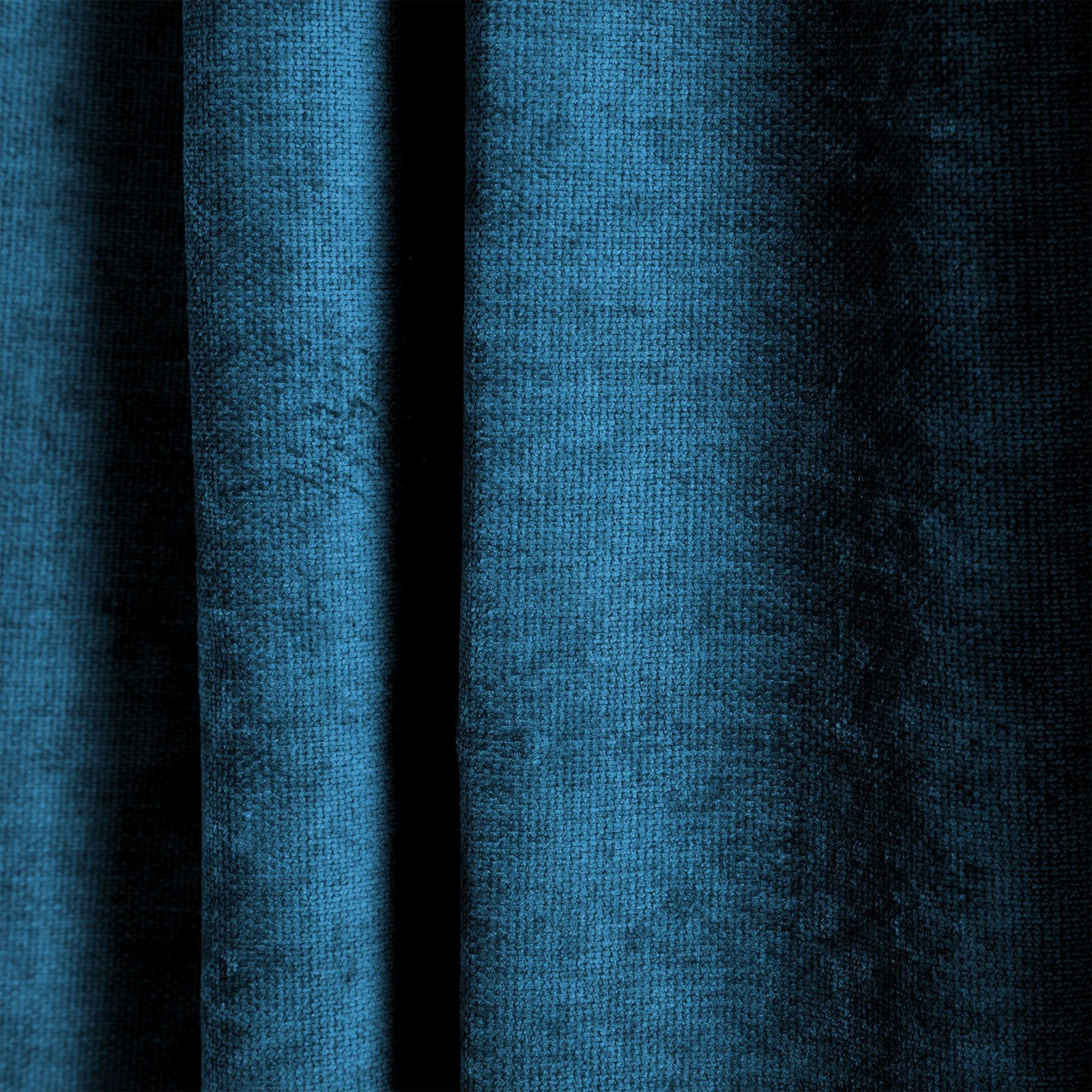 New West Elm Worn Velvet Drapes 48′ x 108″ Set of 2 ~Regal Blue~ Pottery Barn