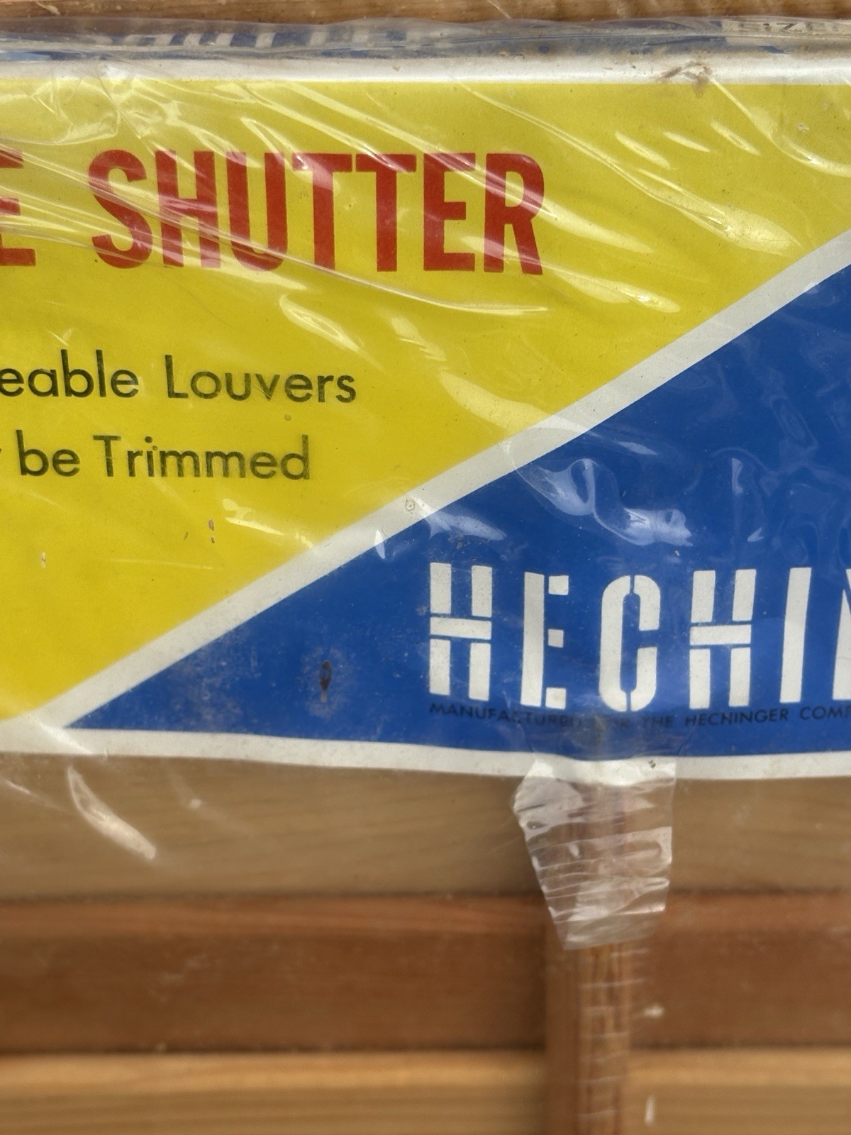 Vintage Pine Shutters Hechinger Unfinished NOS 9” X 32” Made In USA Set Of 3