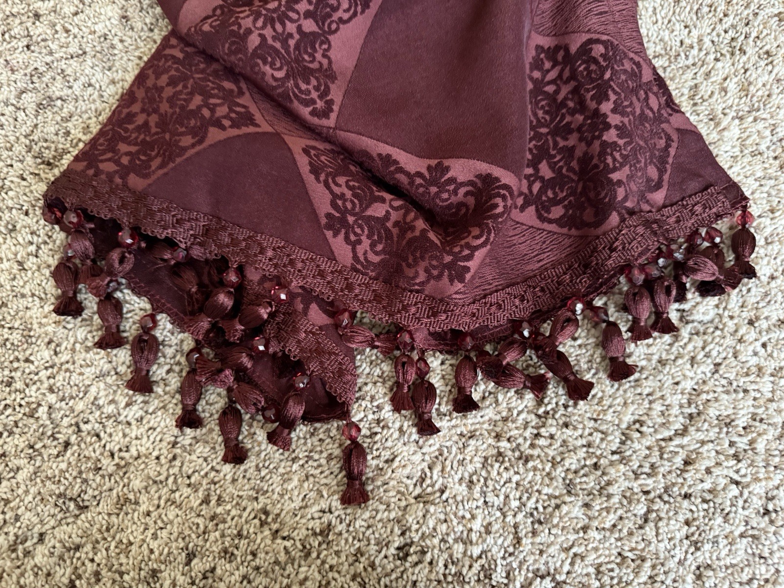Maroon Valance (52x 15 Inches)