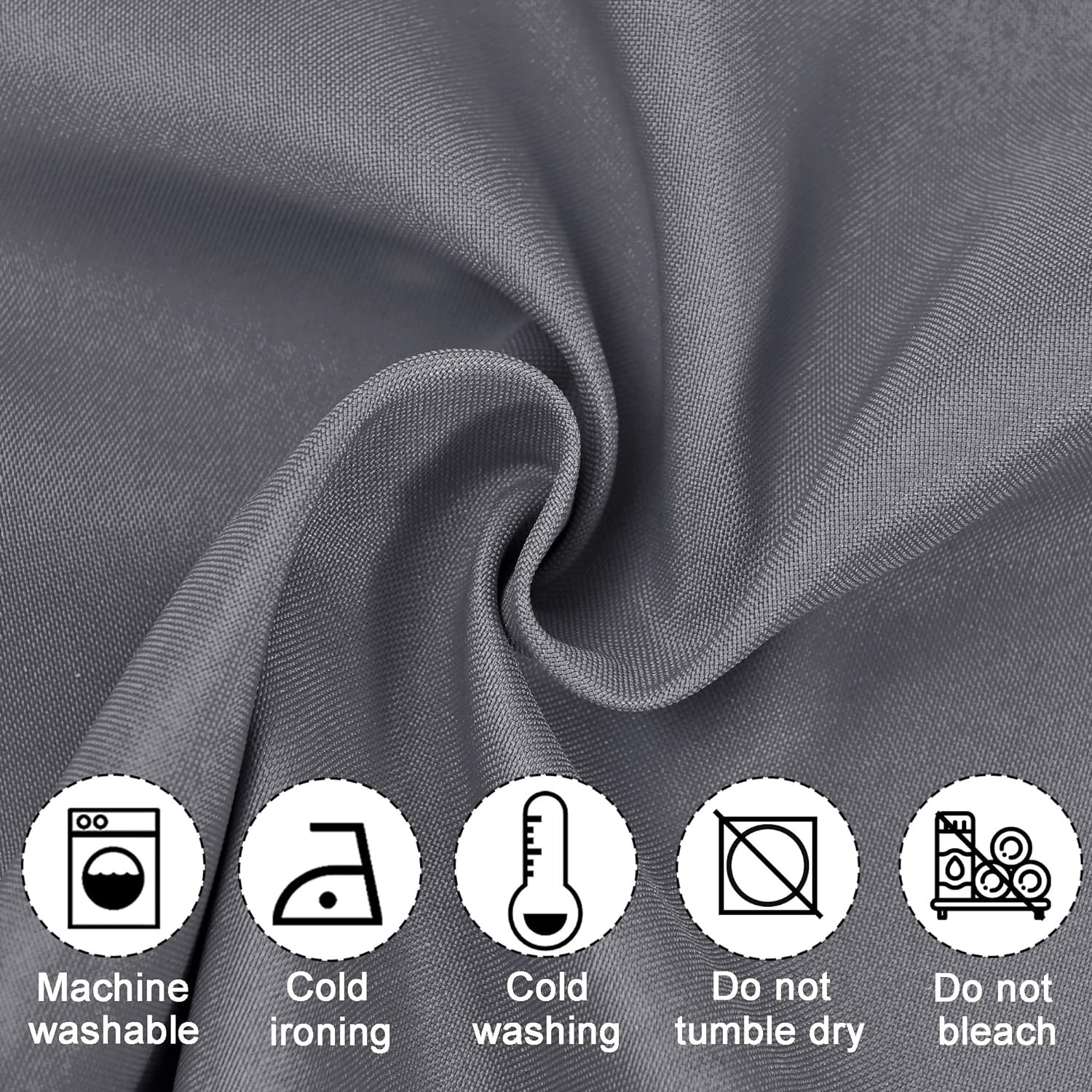 Valance Curtains for Kitchen/Living Room/Basement/Bathroom Window, Thermal