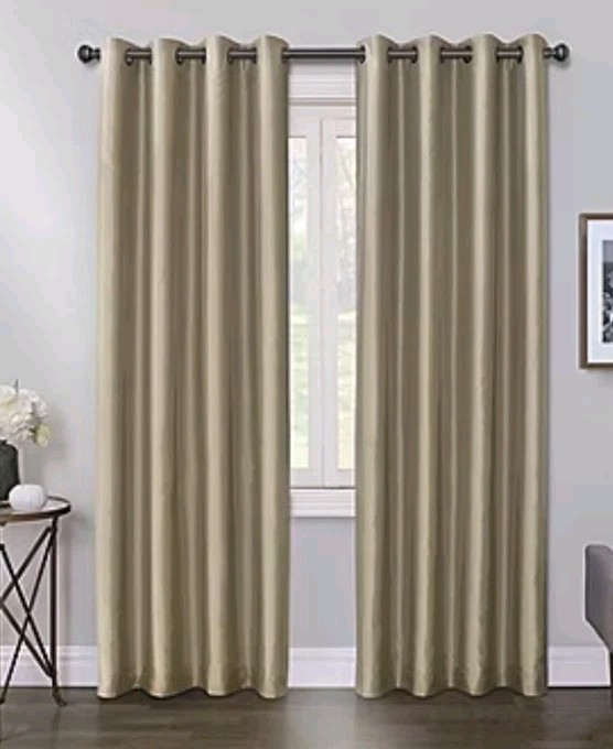 Max Blackout Mystique Grommet Top 100% Blackout Single Panel 50″ x 84″ Tan