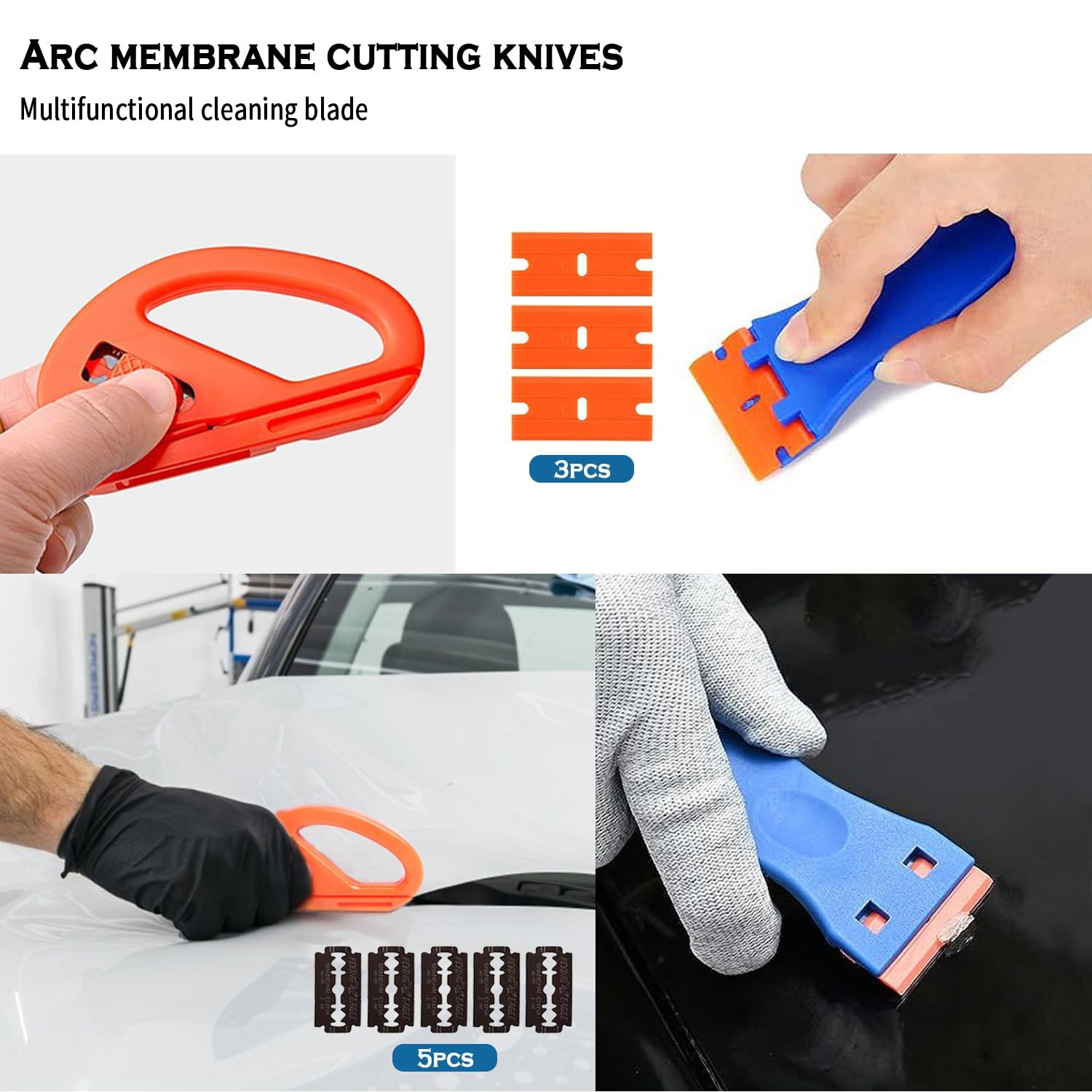 36 PCS Car Window Tint Kit – Vinyl Wrap Tools for Automotive Film Installation