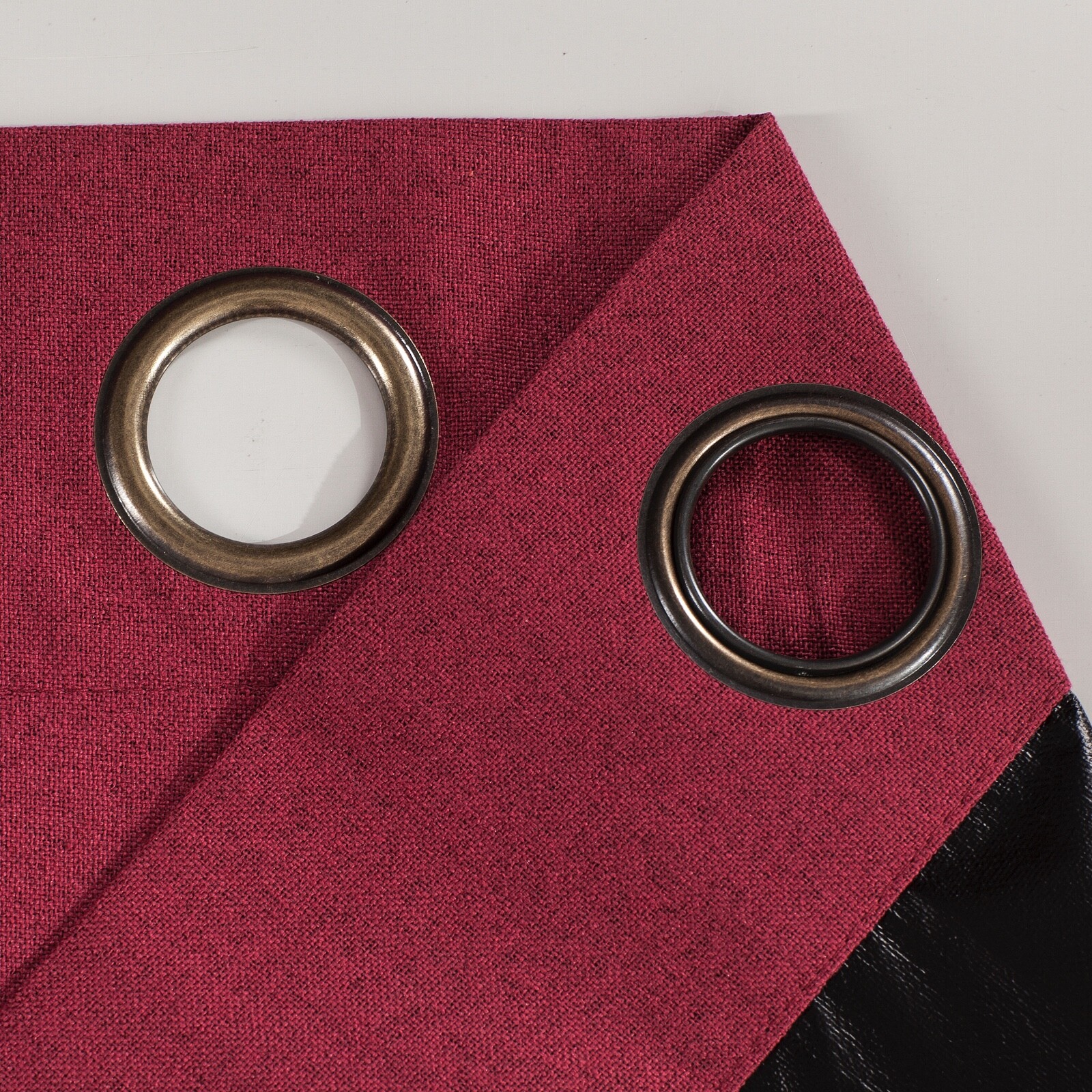 Set of Two (2) 100% Blackout Curtains Extra Wide 110 Inches – All Length – Wine