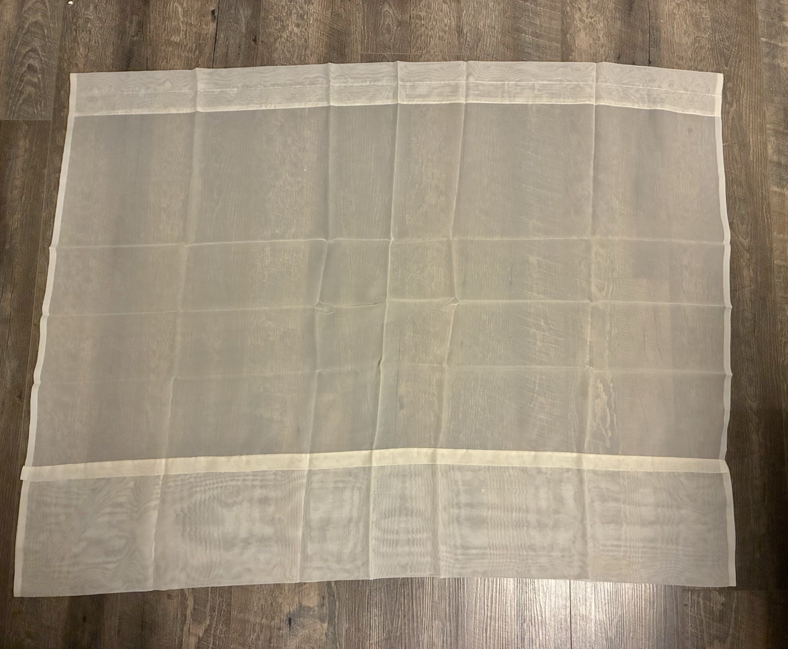 France Voiles 47” X 36” Sheer Curtain Made In France One Curtain Only