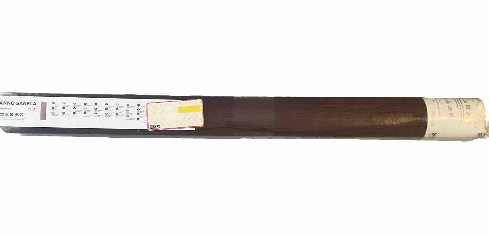 IKEA ANNO SANELA Window Curtain Panel 24×118” Dark Burgundy New