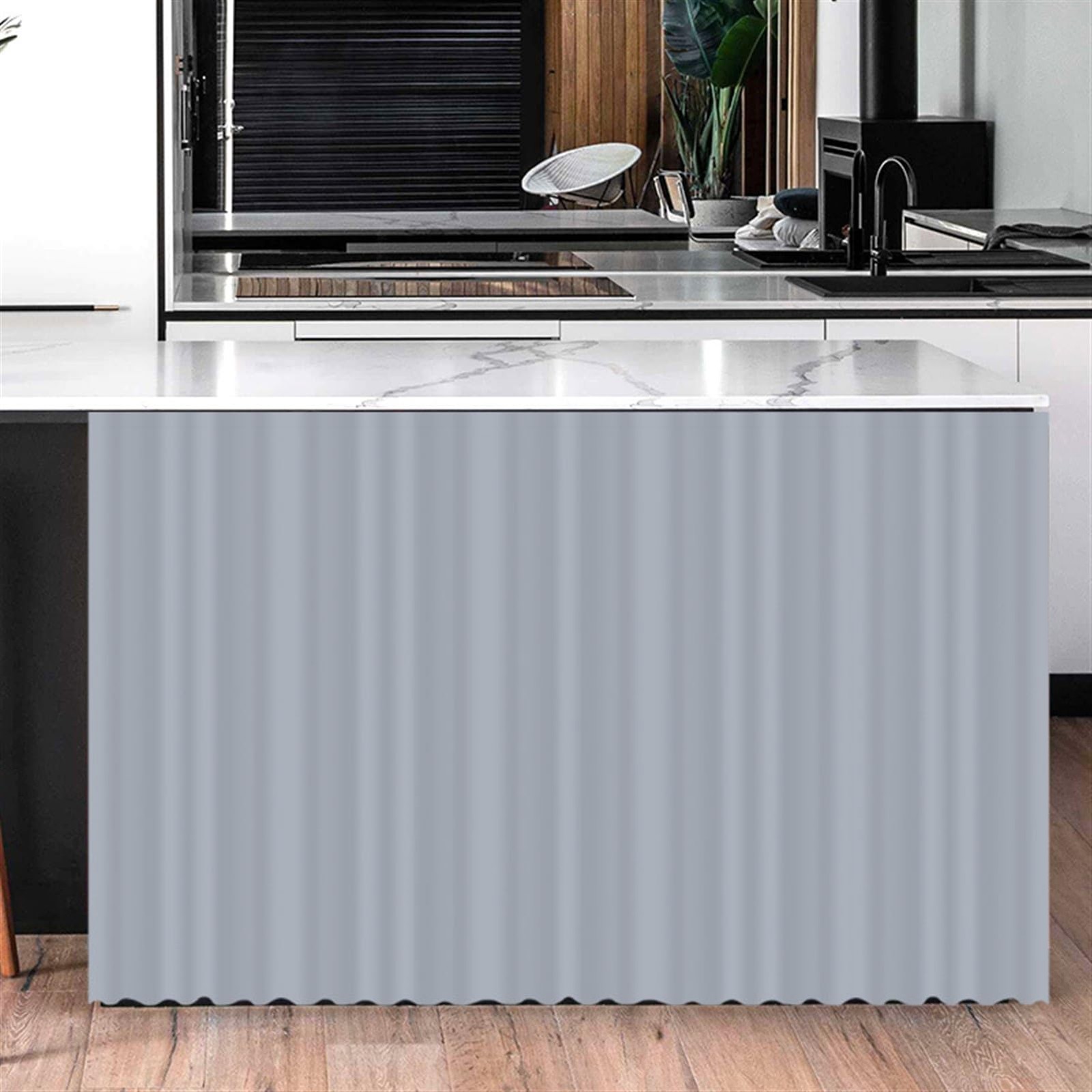 Cabinet Curtains for Shelves Privacy Closet Curtain Dust Proof Hook & Loop Un…