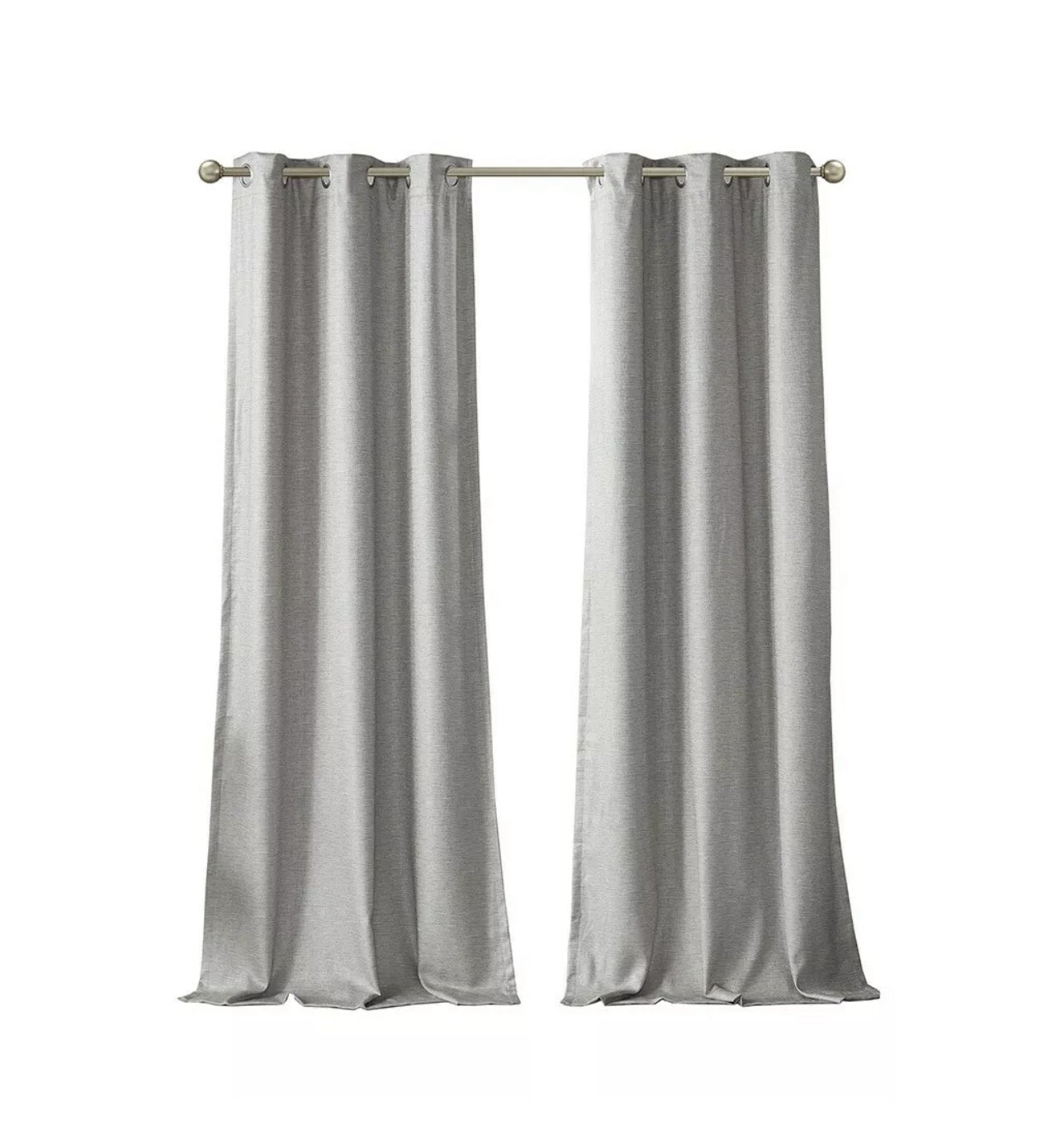 Sunsmart Polyester Printed Faux Silk Total Blackout Window Panel Pair SS40-0143