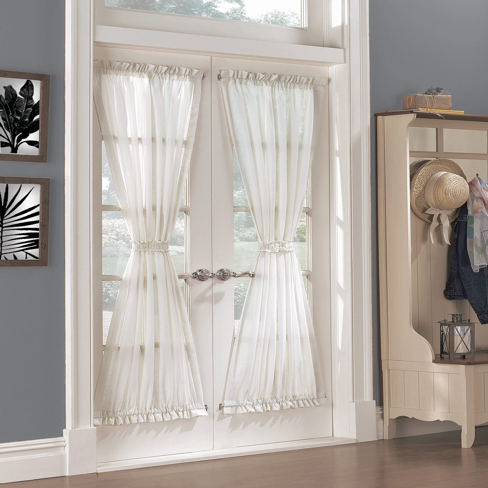 28-48 In. Adjustable Petite Round Sash Rod, 7/16 In. Diameter, White, Set Of 2