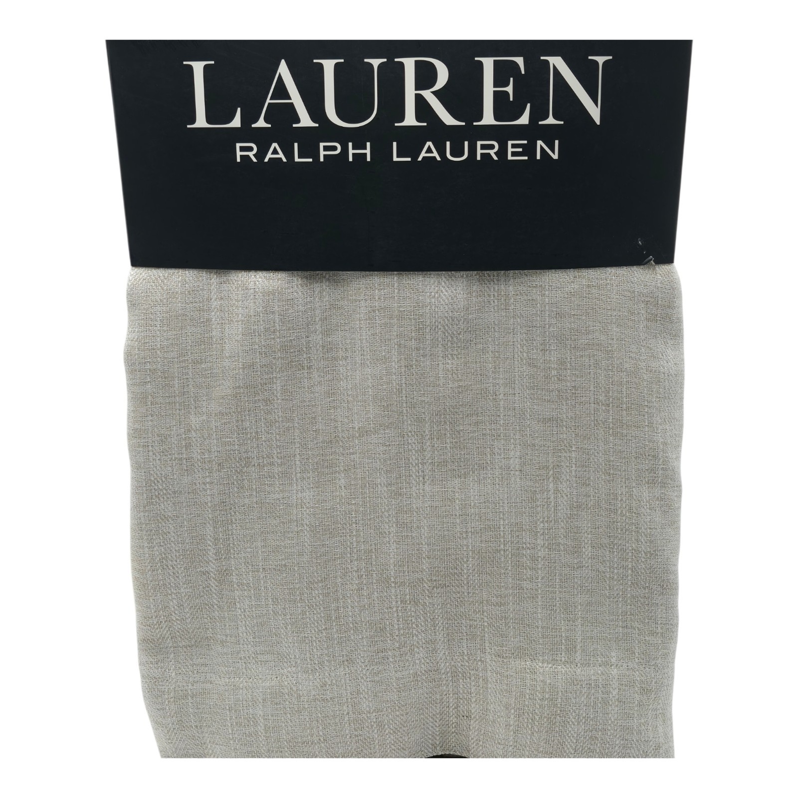 Ralph Lauren Piers Linen Blend Curtains Set Of 2 52×96 Tan Natural Drapes