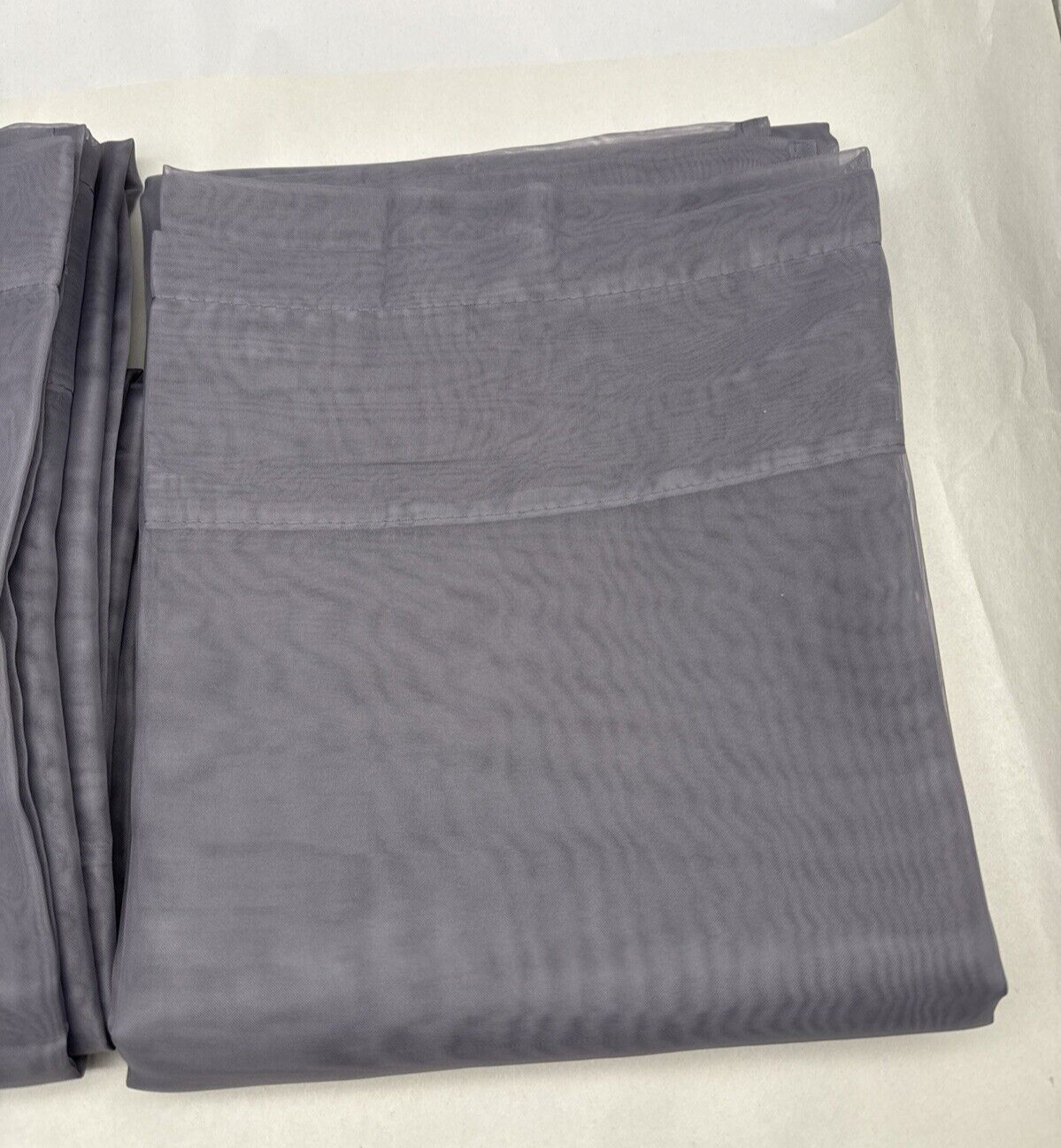Window Dark Gray Sheer Curtains 108 Inches Long 2 Panels Sheer Curtain Basic Rod
