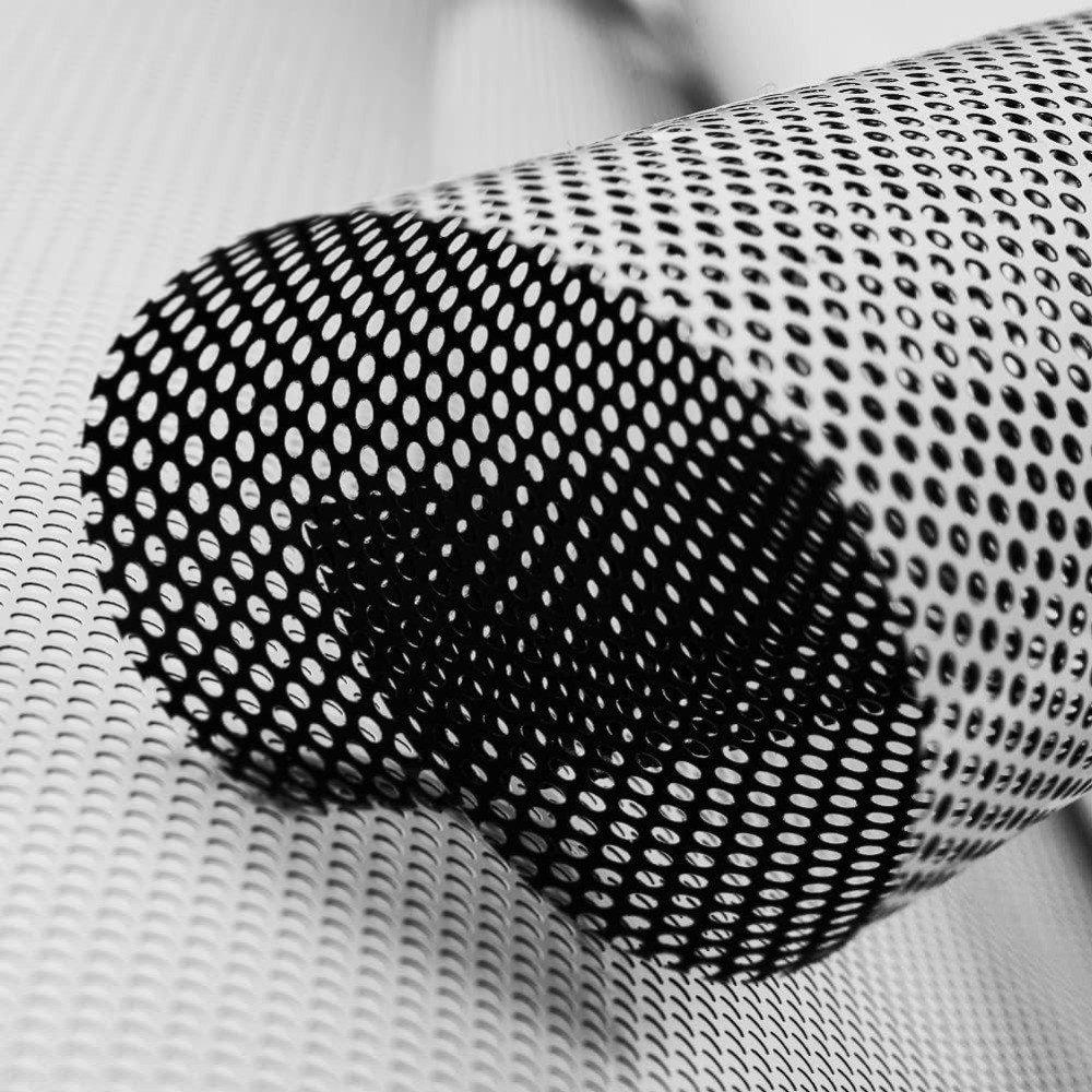 One Way Privacy Window Film Perforated Vinyl Self Adhesive Dotted Mesh Window