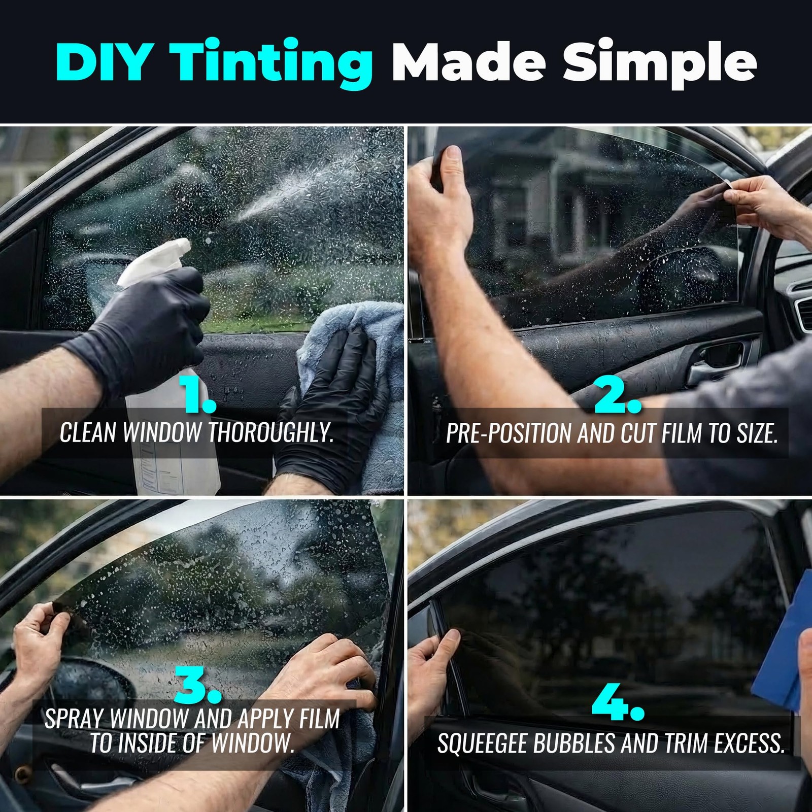 BLACKGLASS IX® Professional Window Tint Film Tinting Roll for Car, Van & Vehicle