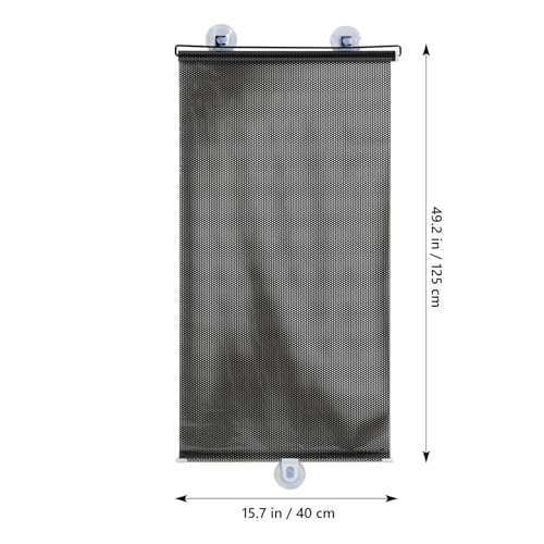 Roller Blinds with Suction Cups Sun Blocking Shades for Windows and Doors