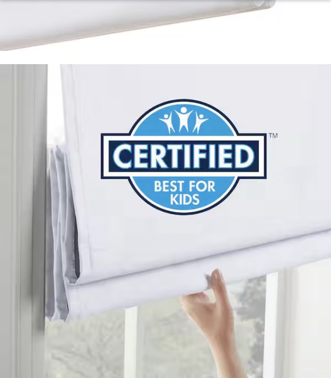 ECLIPSE LANE CORDLESS ROMAN SHADES FOR WINDOWS X 23 IN WIDE X 64 IN LONG – WHITE