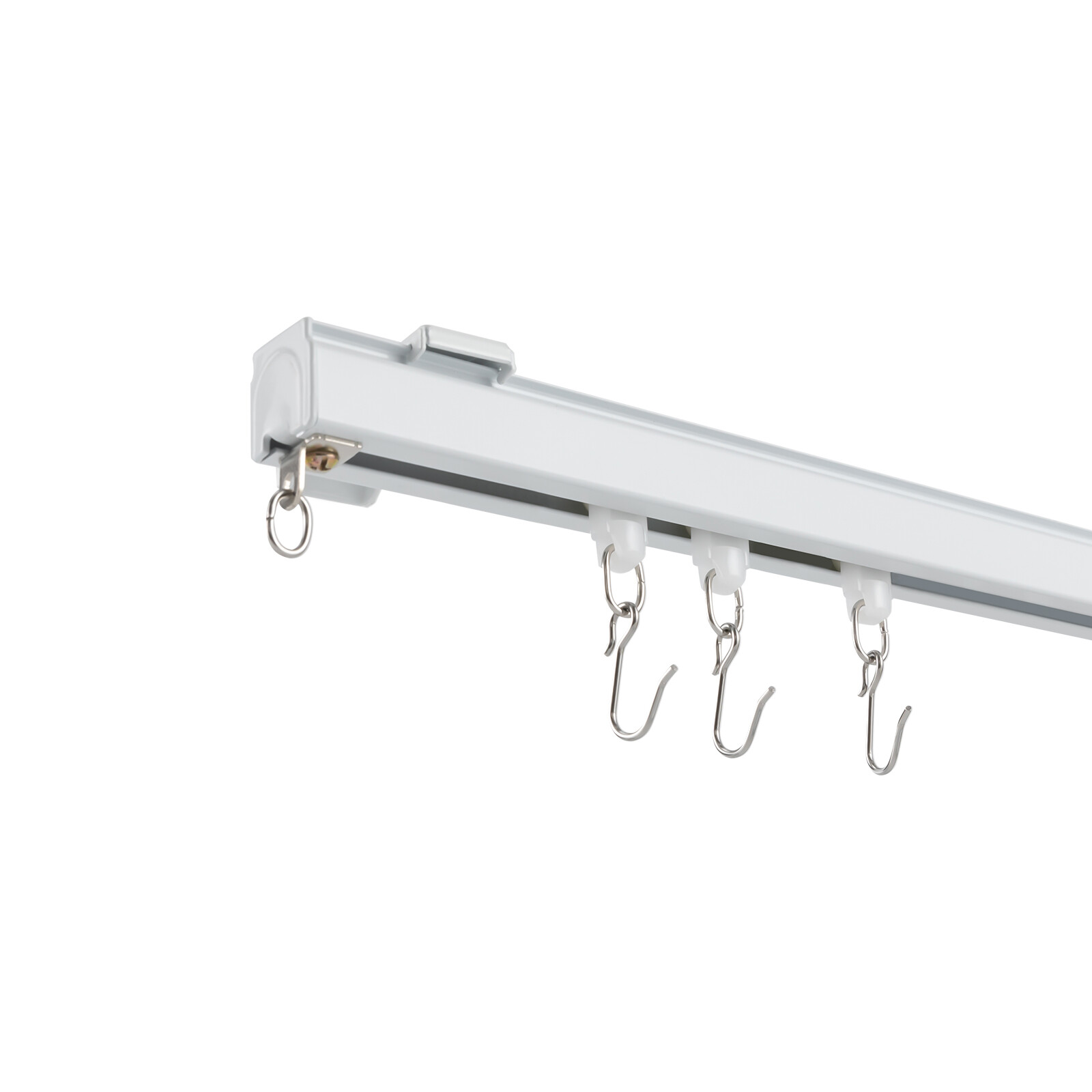 Track Kit With Roller Hooks Wall Mount Curtain Track 12ft-18ft Track System New