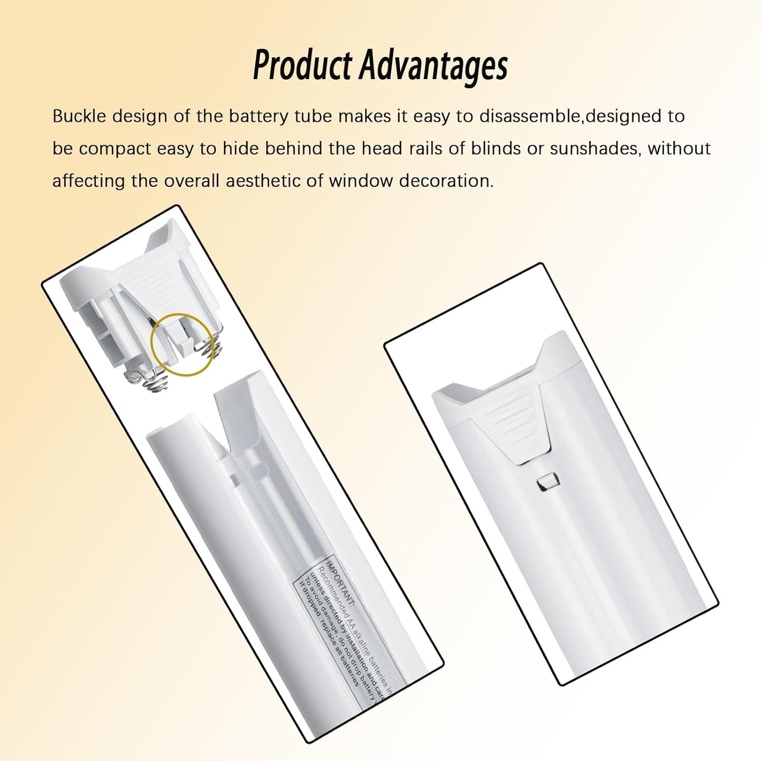 Qty. (1) Hunter Douglas Battery Wand Platinum Technology 2.0 and 2.1