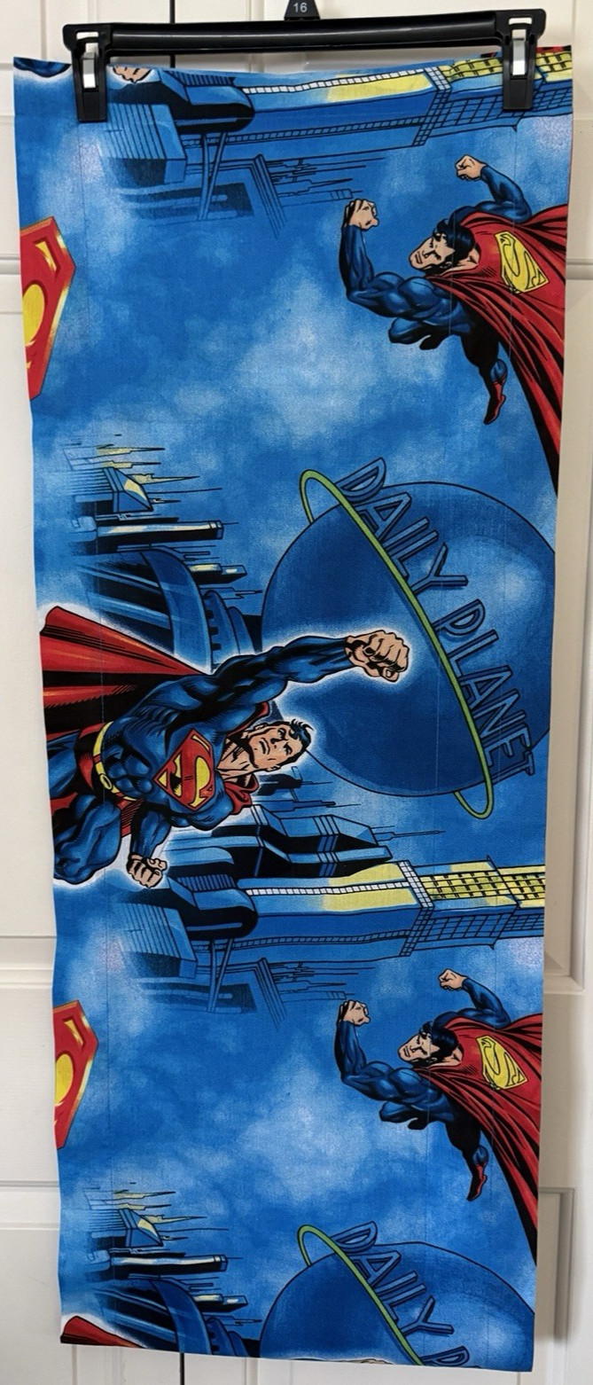 Vintage DC Comics SUPERMAN Daily Planet Window Valance