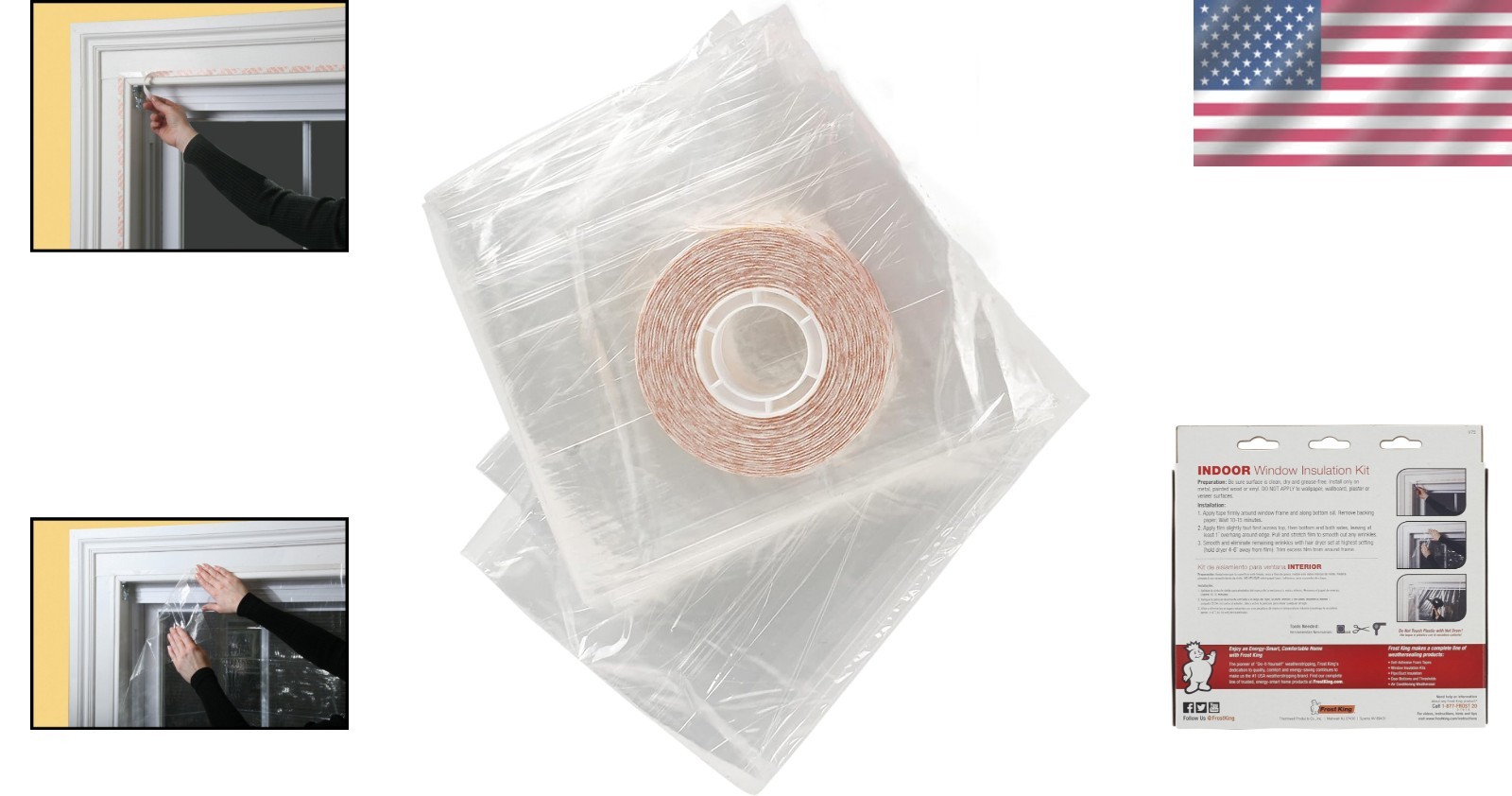 V75H Extra Large Window Insulation Kit 62″ x 210″ – Easy Installation & Durable